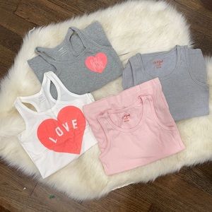 Tank tops, racer backs